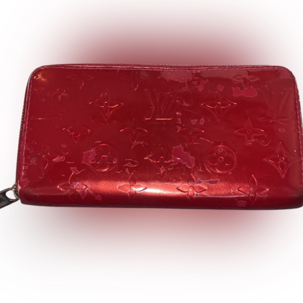🔴Louis Vuitton Red Vernis  Wallet (project)